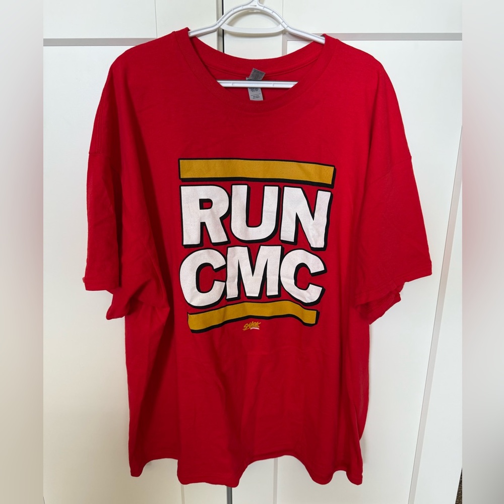 San Francisco 49ers Christian McCaffrey “Run CMC” shirt, 3XL